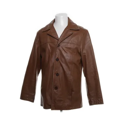 Leren blazer (Bruin) van Batistini Polyester, Leer