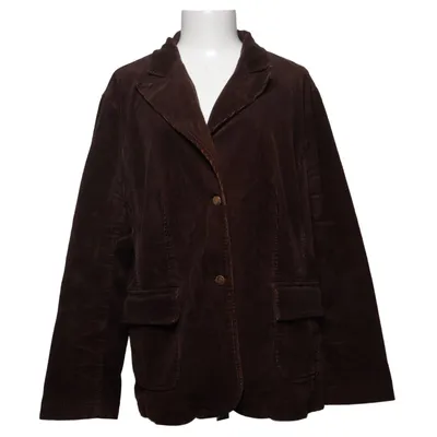 Blazer (Brun) fra Casual Woman Bomuld, Elastan