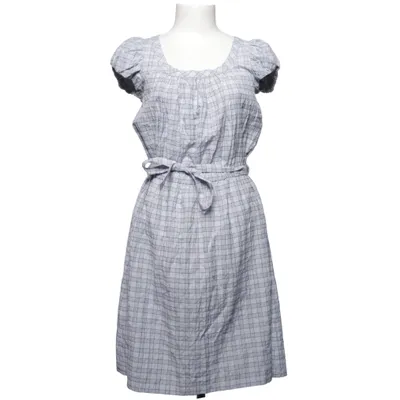 Dress (White, Blue, Brown) from Anna Holtblad Cotton, Elastane, Polyester