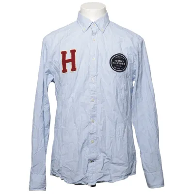 Buttondown-skjorta (Blå, Vit) från Tommy Hilfiger Bomull