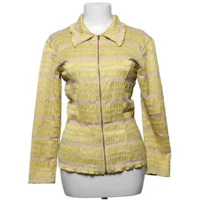 Blouse (Yellow, Purple) from Benedikte Utzon Cotton, Elastane, Polyamide, Polyester
