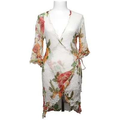 Beach dress (White, Multicolored) from TurQuoise Viscose