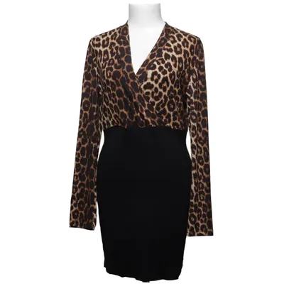 Kleid (Schwarz, Braun, Mehrfarbig) von Shein Elasthan, Polyester