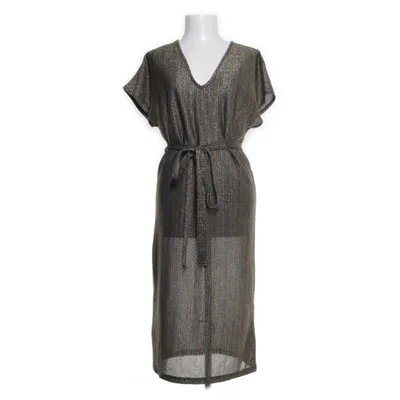 Klänning (Guldfärgad) från Zara Trafaluc