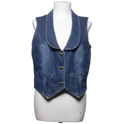 Gilet en jean (Bleu) de Ze-Ze Coton, Élasthane