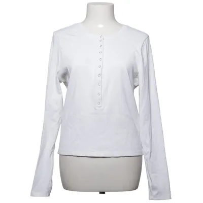 Henley shirt (Wit) van Abercrombie & Fitch Elastaan, Polyamide