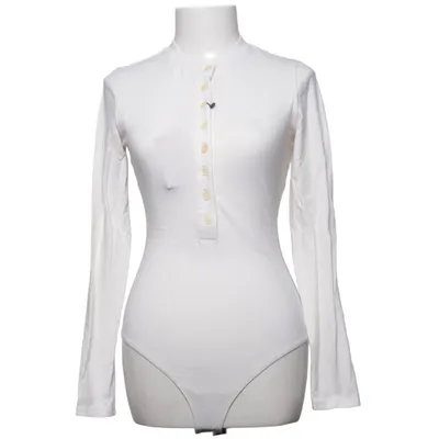 Body (Vit) från Reformation Jeans Elastan, Ekologisk bomull