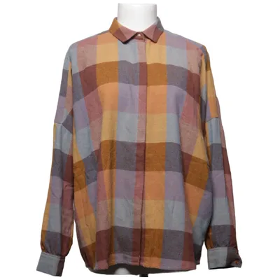 Flanellen overhemd (Bruin, Lila, Geel, Meerkleurig) van Sessún Polyester, Viscose, Wol