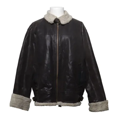 Shearling Jacke (Braun, Beige) von Clockhouse Leder