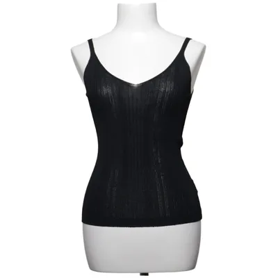 Tank Top (Black) from Mariella Burani Polyester, Viscose