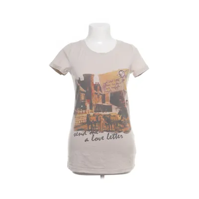 T-shirt (Beige, Meerkleurig) van Flash Lights Katoen, Elastaan, Polyester