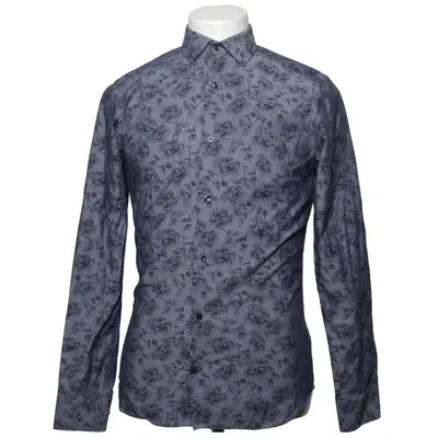 Shirt (Blauw, Meerkleurig) van Riley Katoen