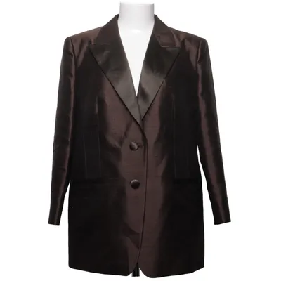 Kavaj (Brun) från Louis Féraud Polyester, Silke, Viskos