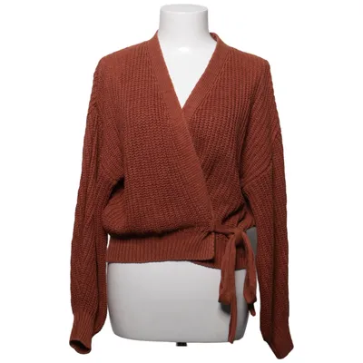Wrap cardigan (Brown) from Ann Taylor Acrylic, Cotton, Modal