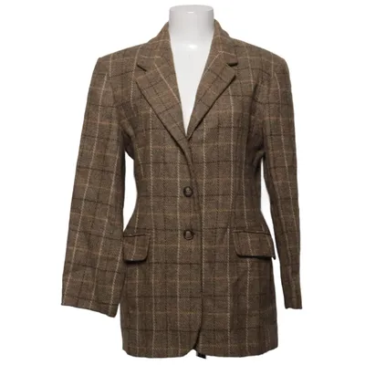 Manteau (Marron, Beige) de Bk Acétate, Laine