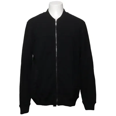 Cardigan (Sort) fra Clipper Akryl, Uld
