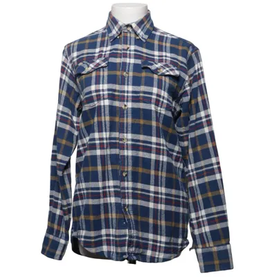Flannel shirt (Blue, White, Multicolored) from Jaktia Cotton