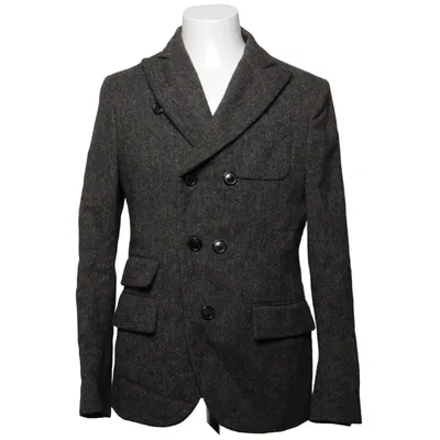 Kavaj (Grå) från Mauro Grifoni Bomull, Polyester, Viskos, Ull