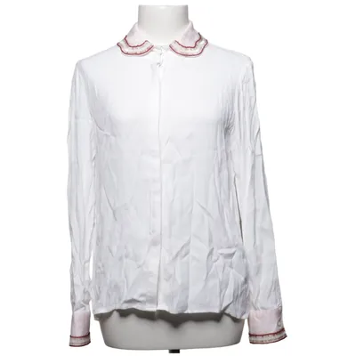 Blouse (Blanc) de Maje Coton, Viscose