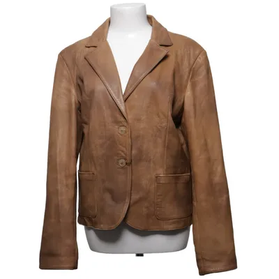 Leather blazer (Brown) from Floriani Leather