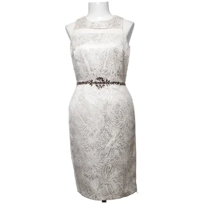 Dress (Beige) from Little Mistress Cotton, Elastane, Polyester