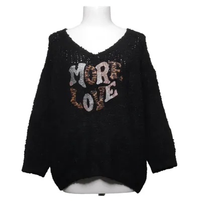 Pull-over (Noir) de Magma Acrylique, Laine d'alpaga, Polyester, Viscose
