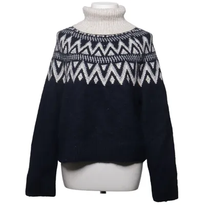 Polotröja (Blå, Vit) från H&M Akryl, Polyamid, Polyester, Ull
