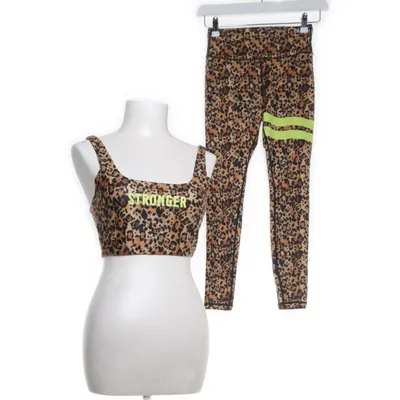 Sportswear set (Brown, Multicolored) from Stronger Elastane, Polyester