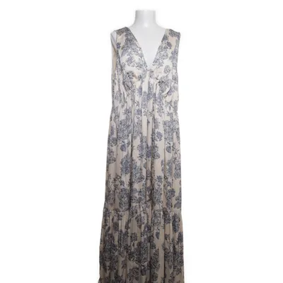 Maxi jurk (Wit, Blauw) van H&M Modern Classic Polyester