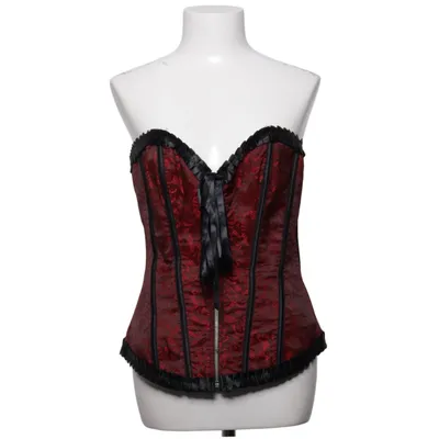 Corset (Rouge, Noir) Élasthane, Polyamide