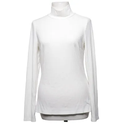 Pul à col roulé (Light Rib Polo Top) de NLY Trend Élasthane, Polyester, Viscose