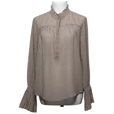 Blouse (Beige, Zwart) van Neo Noir Polyester
