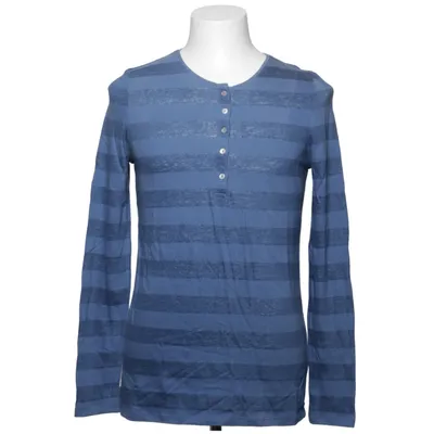 Henley shirt (Blue) from Marc O'Polo Cotton, Linen, Viscose