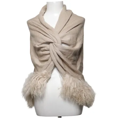 Halsduk (Beige) från Plain Vanilla Akryl, Ull