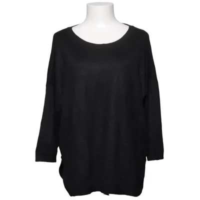 Sweater (Black) from Laura Torelli Polyamide, Polyester, Viscose