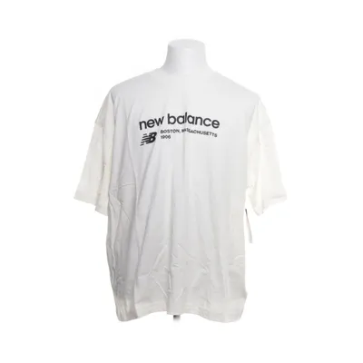 T-shirt (White) from New Balance Cotton