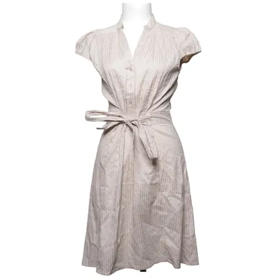 Dress (Beige) from H&M Cotton, Elastane, Polyamide, Viscose