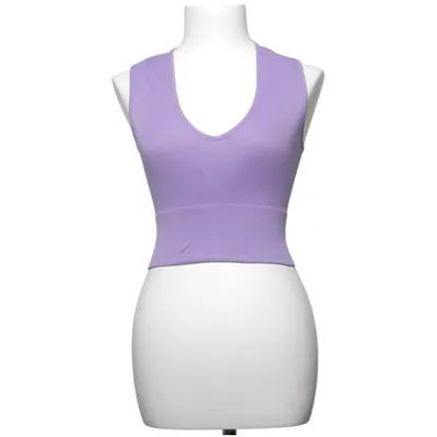 Crop top (Lilla) fra Primark Cares Elastan, Polyamid
