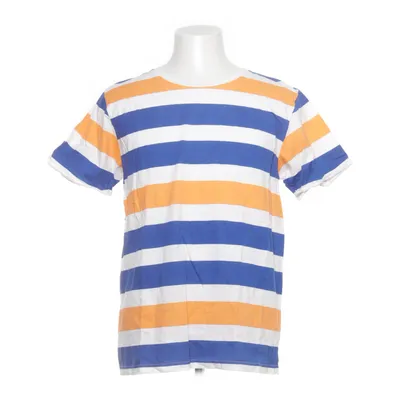 T-shirt (Blue, White, Orange) from PL & CO Casual Attire Cotton
