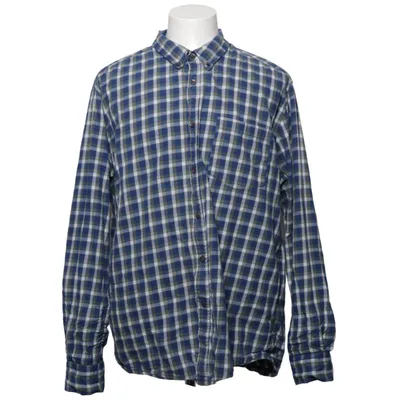 Chemise en flanelle (Bleu, Blanc, Vert) de Coop Coton