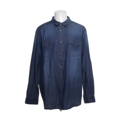 Denim blouse (Blauw) van John Baner Katoen