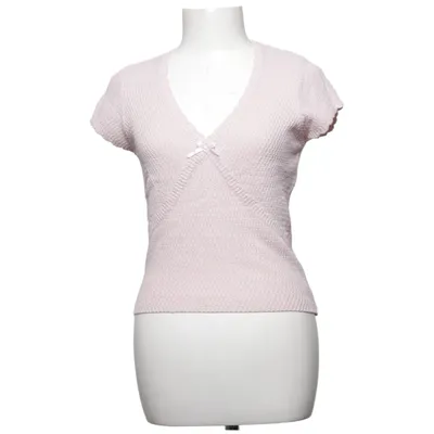 Top (Roze) van Gina Tricot Acryl, Katoen