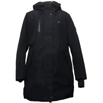 Parka (Black) from Áhkká Outdoor Down, Feather, Polyester