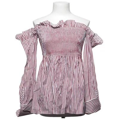 Blouse (Red, White) from Victoria Beckham Cotton, Silk