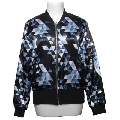Bomberjakke (Sort, Blå, Hvid) fra Elly Pistol Polyester