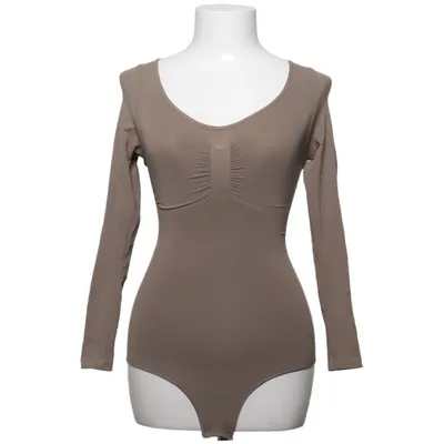 Corrigerende body (Bruin) van Creamy Fabrics Elastaan, Polyamide
