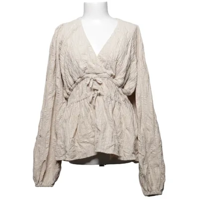 Bluse (Beige) von Anna Kova Acryl, Baumwolle