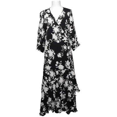 Robe portefeuille (Noir, Multicolore) de Johanna Ortiz x H&M Viscose