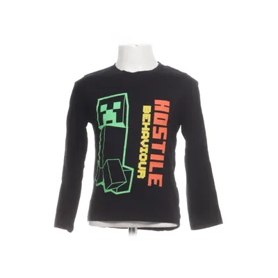 Långärmad t-shirt (Svart, Flerfärgad) från Minecraft Bomull