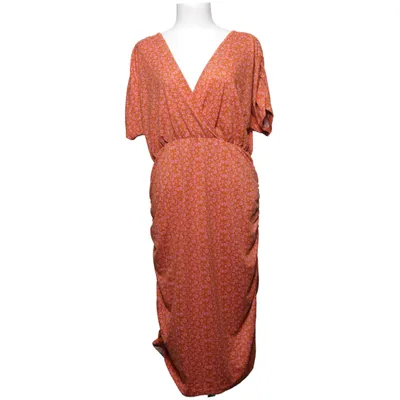 Maternity dress (Orange, Pink) from Mamalicious Elastane, Polyester